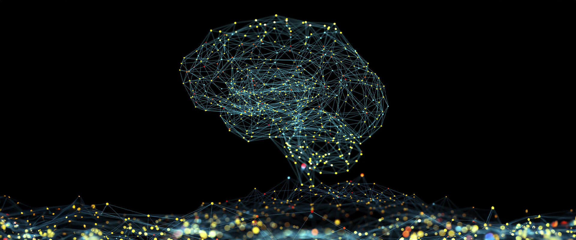 Simulation, Modellierung und Digitalisierung Bildbeschreibung / description: Das Gehirn ist dargestellt durch Punkte und Linien.